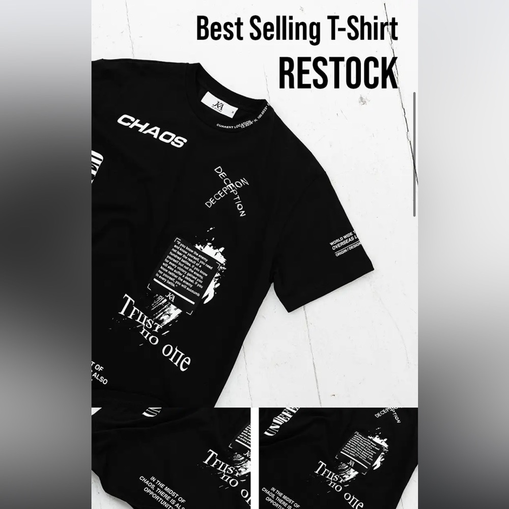 JK ATTIRE ‘Art of War’ Tshirt *Best Seller*